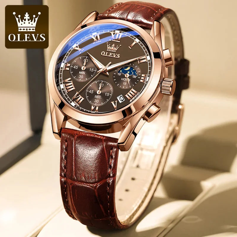 Relógio OLEVS Multifunctional Luminous Luxury