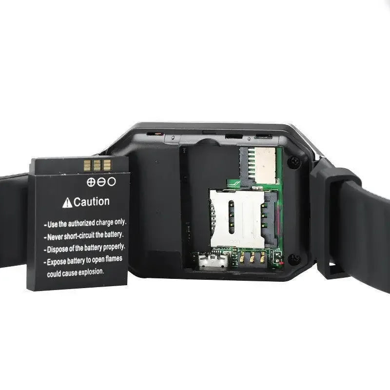 Relógio Digital Inteligente Touch Screen, Pulseira, Câmera, Bluetooth,Cartão SIM, Smartwatch