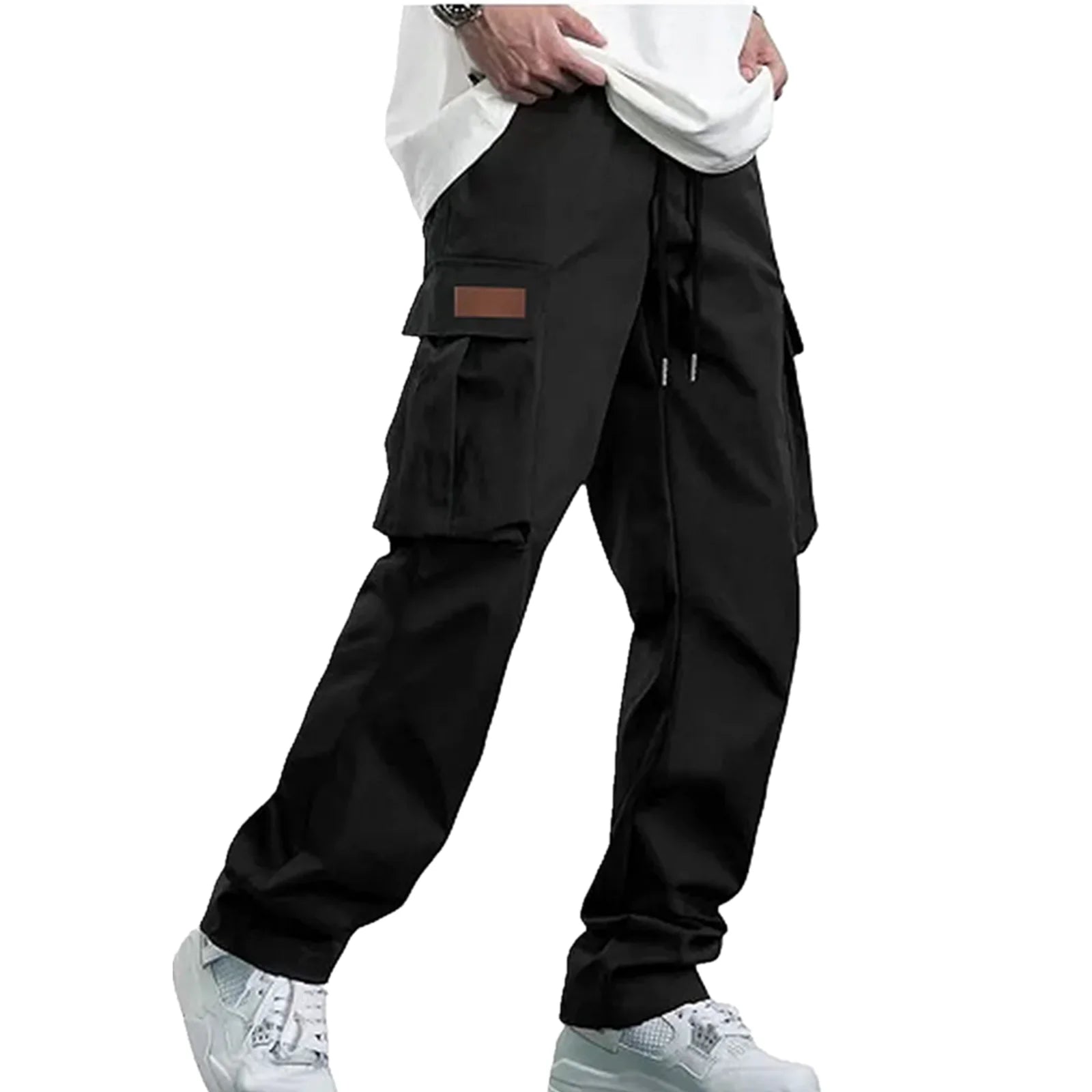 Calça Cargo Acetato Elástico Cintura