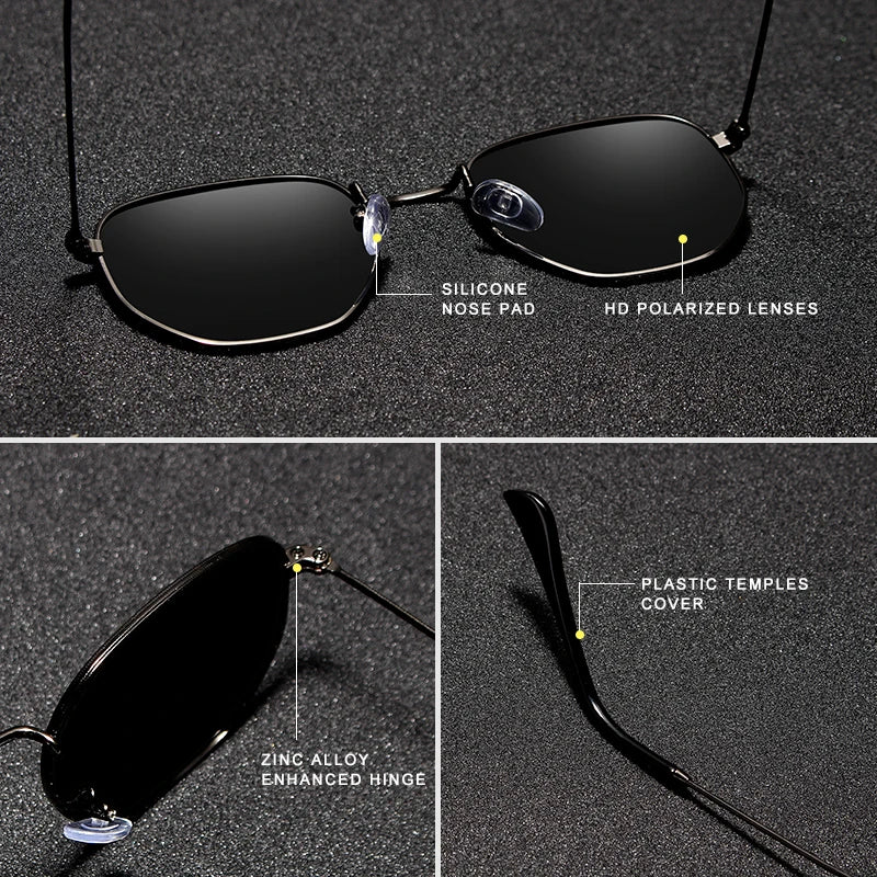 Óculos Kingseven retro reflexivo polarizado  gafas proteção uv400