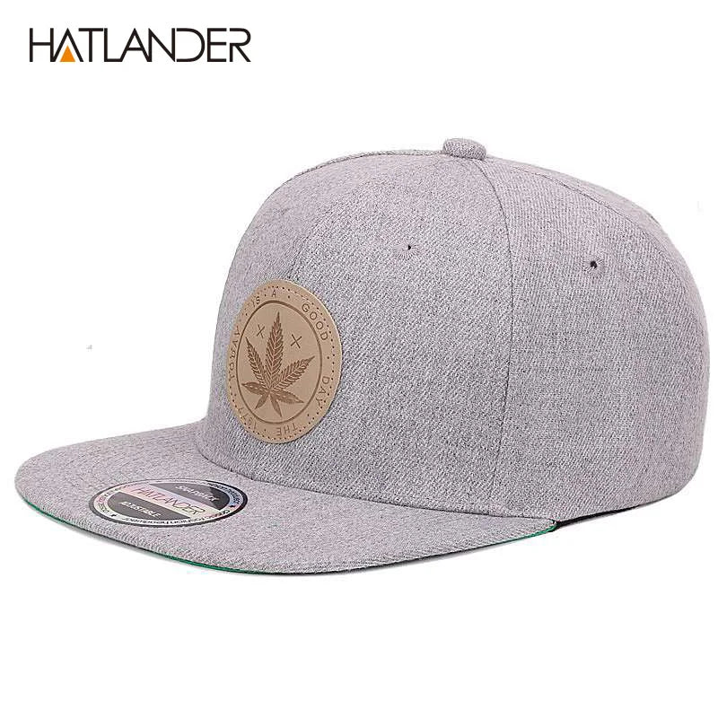 Boné Hatlander snapback borda plana hip hop