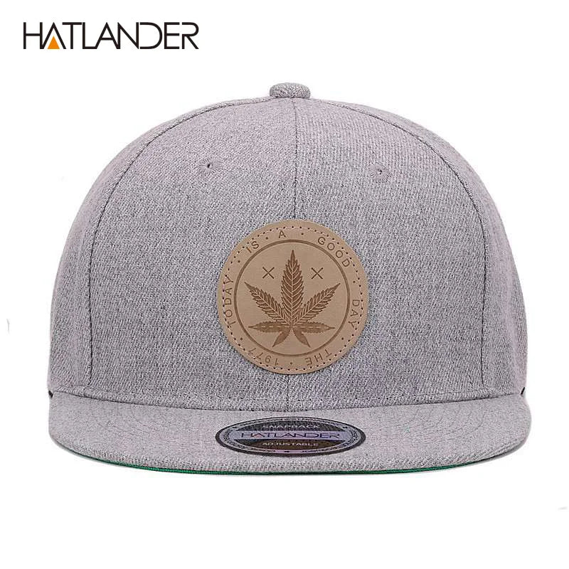 Boné Hatlander snapback borda plana hip hop