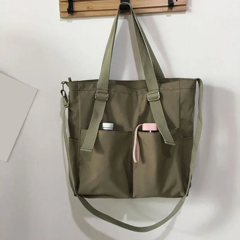 Bolsa tote casual masculina, bolsa grande fashion para homens, grande capacidade, bolsa transversal, adequada para viagem de curta distância, bolsa de ombro nova