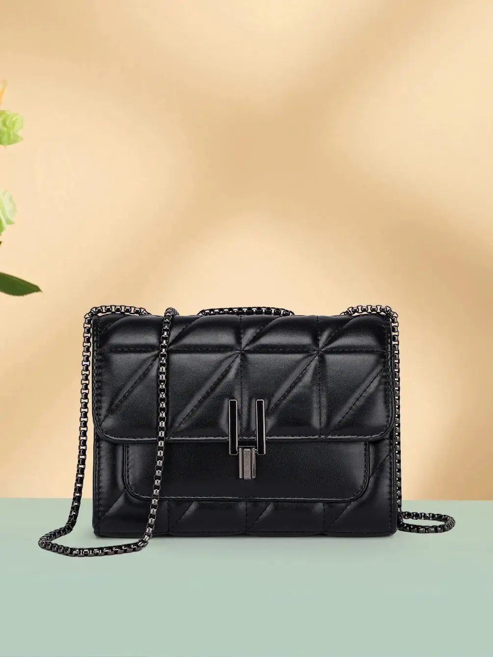 Bolsa Lingge de ombro corrente crossbody