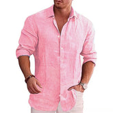 Camisa Social Linho KingBillion Cotton