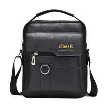 Bolsa crossbody masculina, bolsa de ombro com zíper, bolsa de mão de grande capacidade de couro artificial para homens, bolsa mensageiro