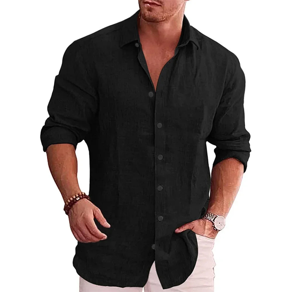 Camisa Social Linho KingBillion Cotton