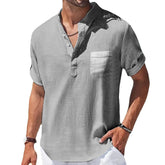Camisa Social Linho Casual Cotton