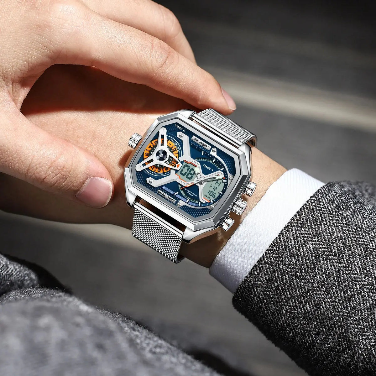 Relógio POEDAGAR ANALOG-DIGITAL Quartz Watches