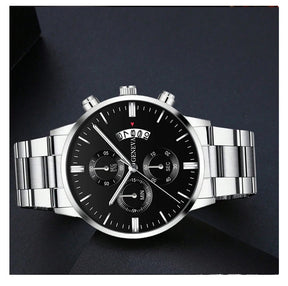 Relógio Deyros de Luxo Calendário Quartzo Pulseira