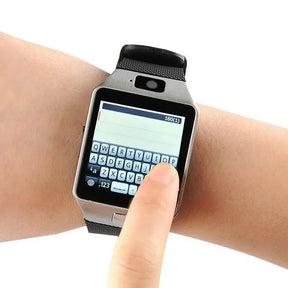 Relógio Digital Inteligente Touch Screen, Pulseira, Câmera, Bluetooth,Cartão SIM, Smartwatch