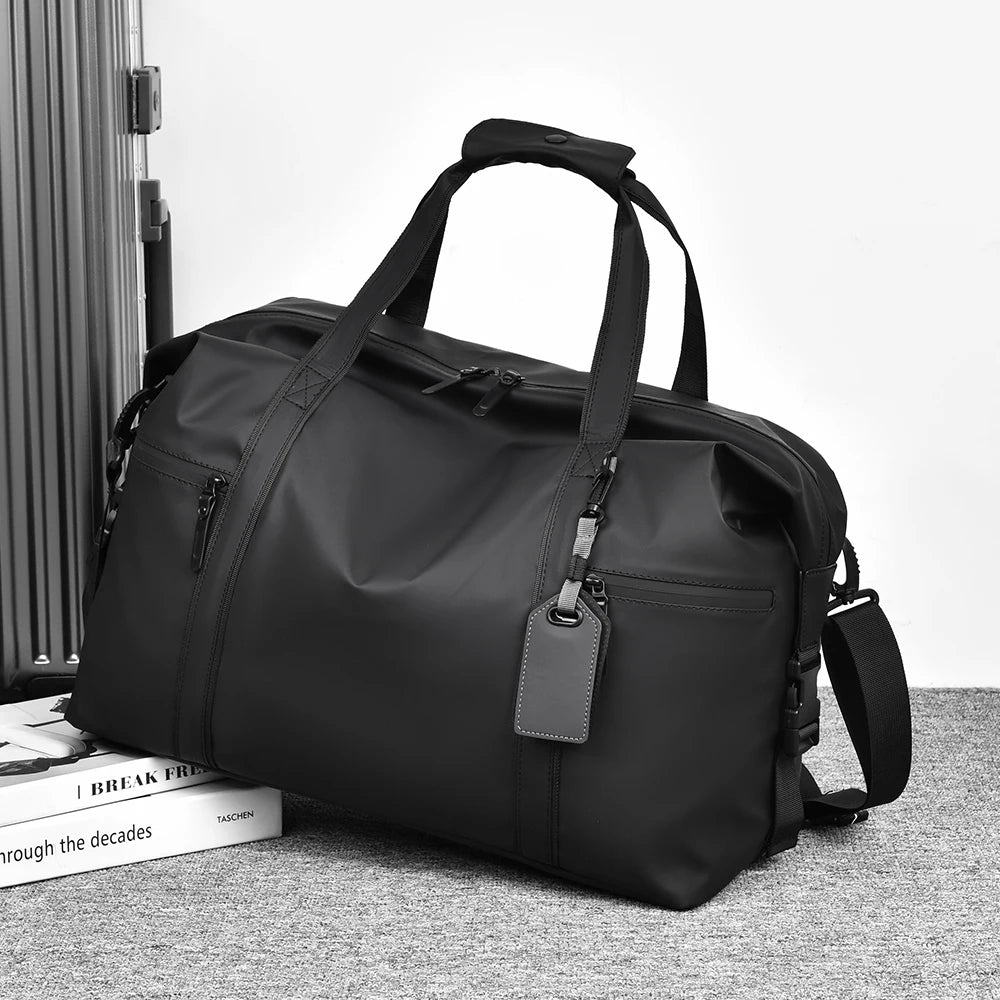 Bolsa Ombro Viagem Polegada masculino e feminino resistente ao desgaste multifuncional grande capacidade moda cor sólida casual bolsa de ombro diária