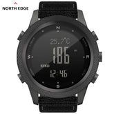 Relógio Digital NORTH EDGEl esportes ao ar livre corridas natação altímetro barômetro bússola wr50m