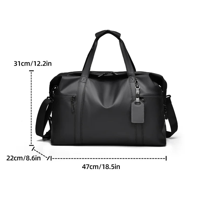 Bolsa Ombro Viagem Polegada masculino e feminino resistente ao desgaste multifuncional grande capacidade moda cor sólida casual bolsa de ombro diária