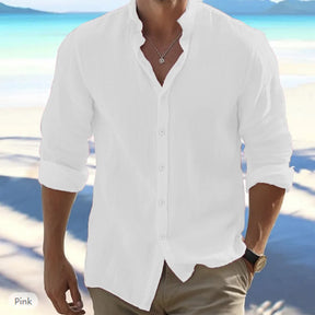 Camisa Social Cotton Casual Beach Style