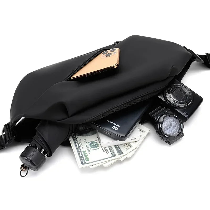 Bolsa de cintura impermeável masculina, Hip Sack, Belly