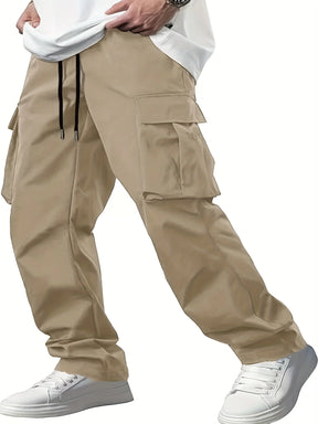 Calça Cargo Acetato Elástico Cintura