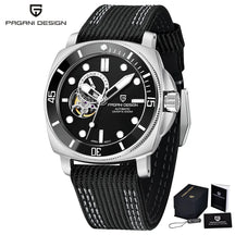 Relógio Pagani  moda safira 200m à prova água automático timecode